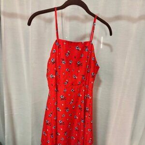 Altar'd State Red Floral Mini Dress
